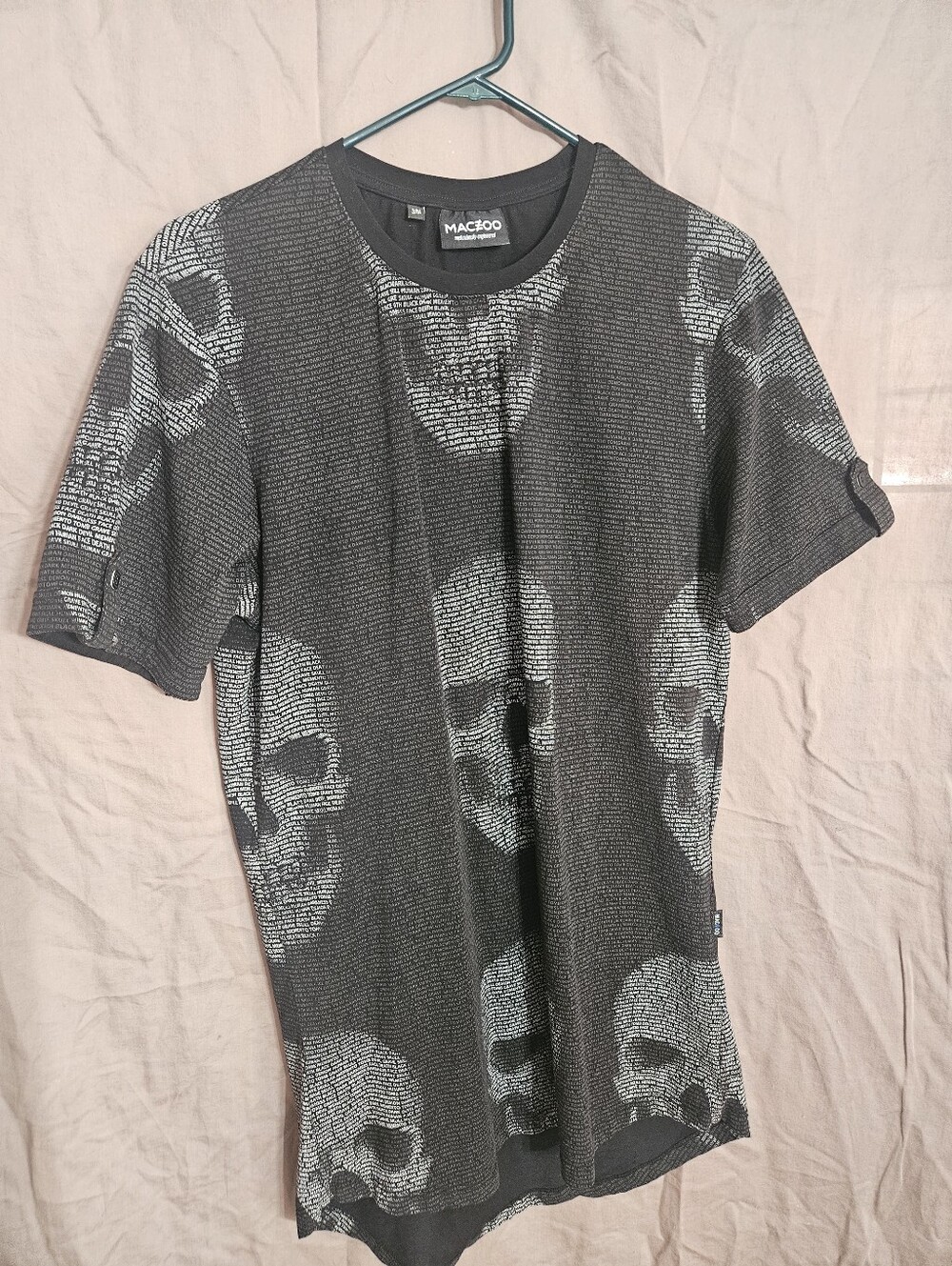 TEEHLZIP SKULL BLACK MACEOO PARIS